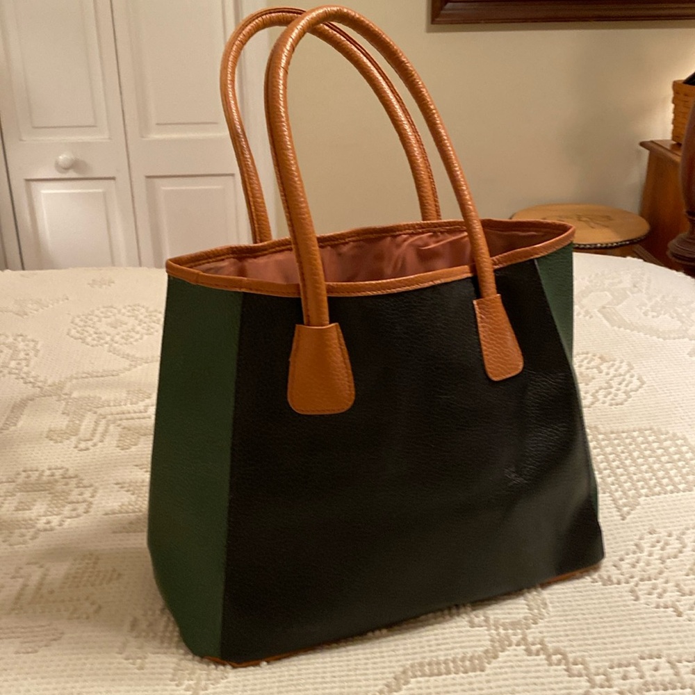 Neiman Marcus Leather Tote